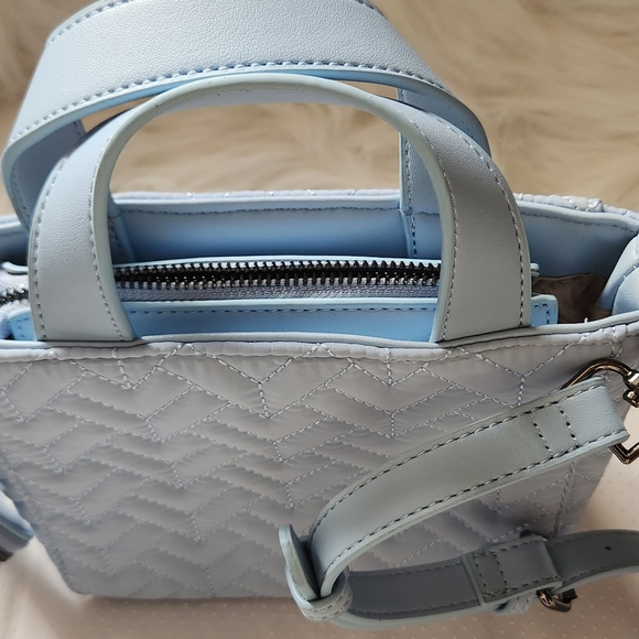Steve Madden Quilt Handbag. Blue. - Picture 8 of 16